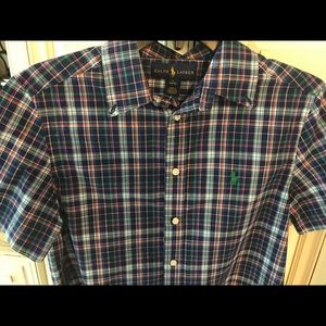Boys Ralph Lauren Shirt Size L 14/16